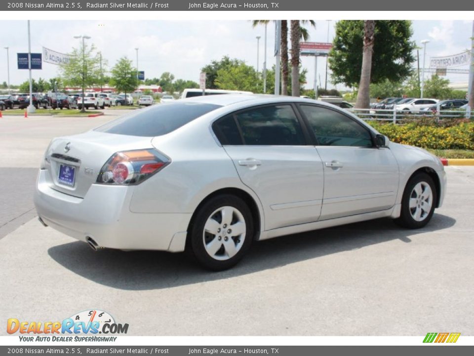 2008 Nissan Altima 2.5 S Radiant Silver Metallic / Frost Photo #8