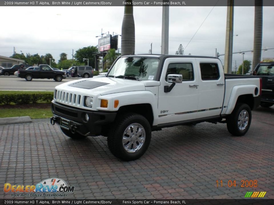 2009 Hummer H3 T Alpha Birch White / Light Cashmere/Ebony Photo #10