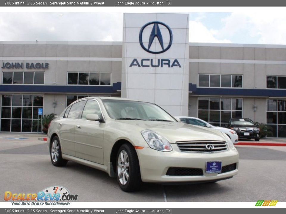2006 Infiniti G 35 Sedan Serengeti Sand Metallic / Wheat Photo #1