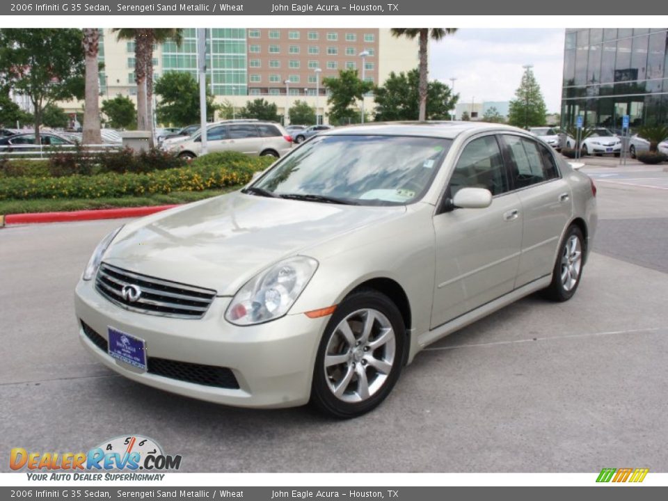2006 Infiniti G 35 Sedan Serengeti Sand Metallic / Wheat Photo #2