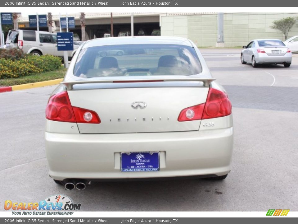 2006 Infiniti G 35 Sedan Serengeti Sand Metallic / Wheat Photo #4