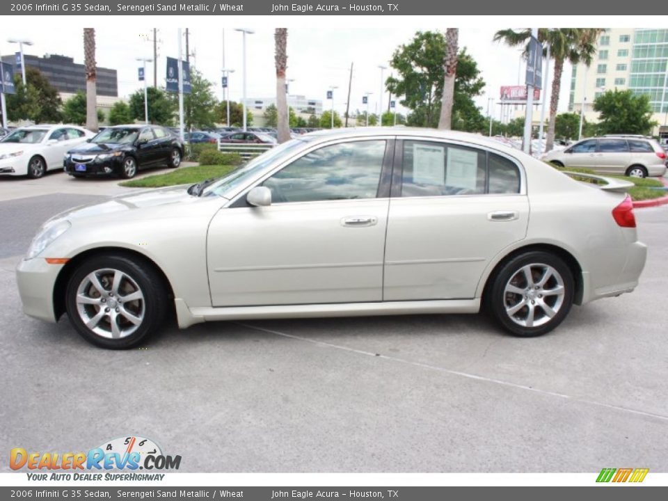 2006 Infiniti G 35 Sedan Serengeti Sand Metallic / Wheat Photo #5