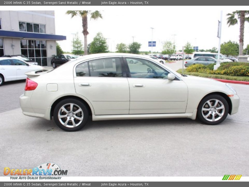 2006 Infiniti G 35 Sedan Serengeti Sand Metallic / Wheat Photo #6