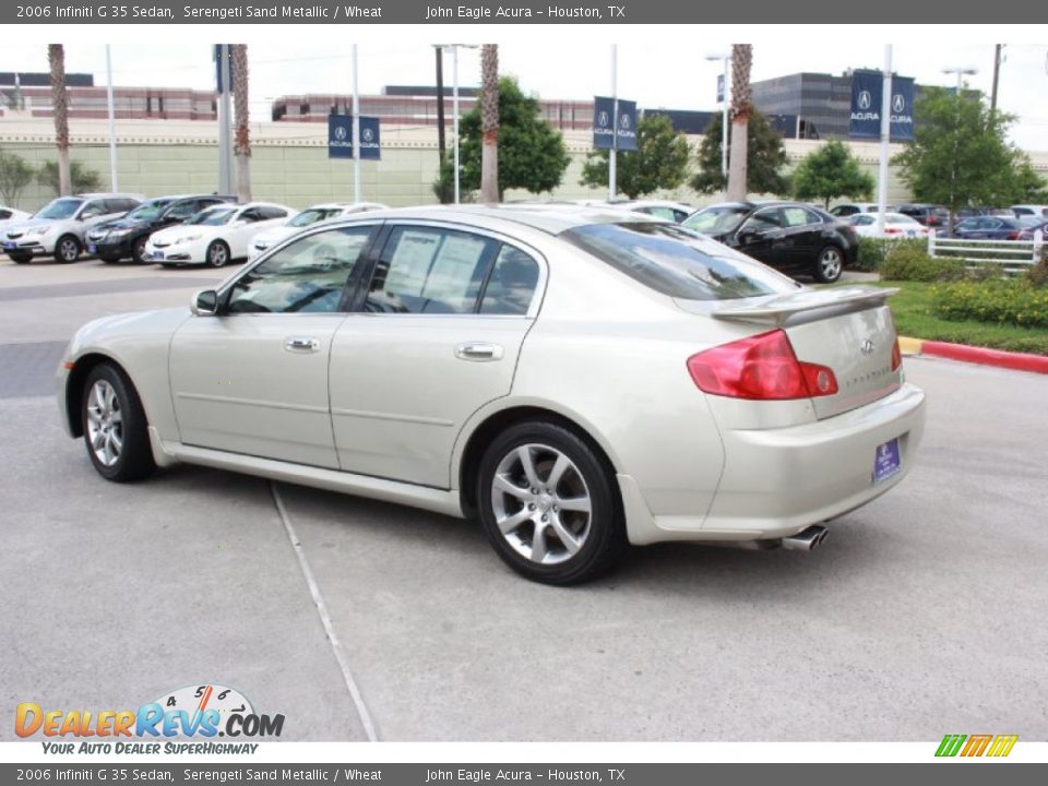 2006 Infiniti G 35 Sedan Serengeti Sand Metallic / Wheat Photo #7