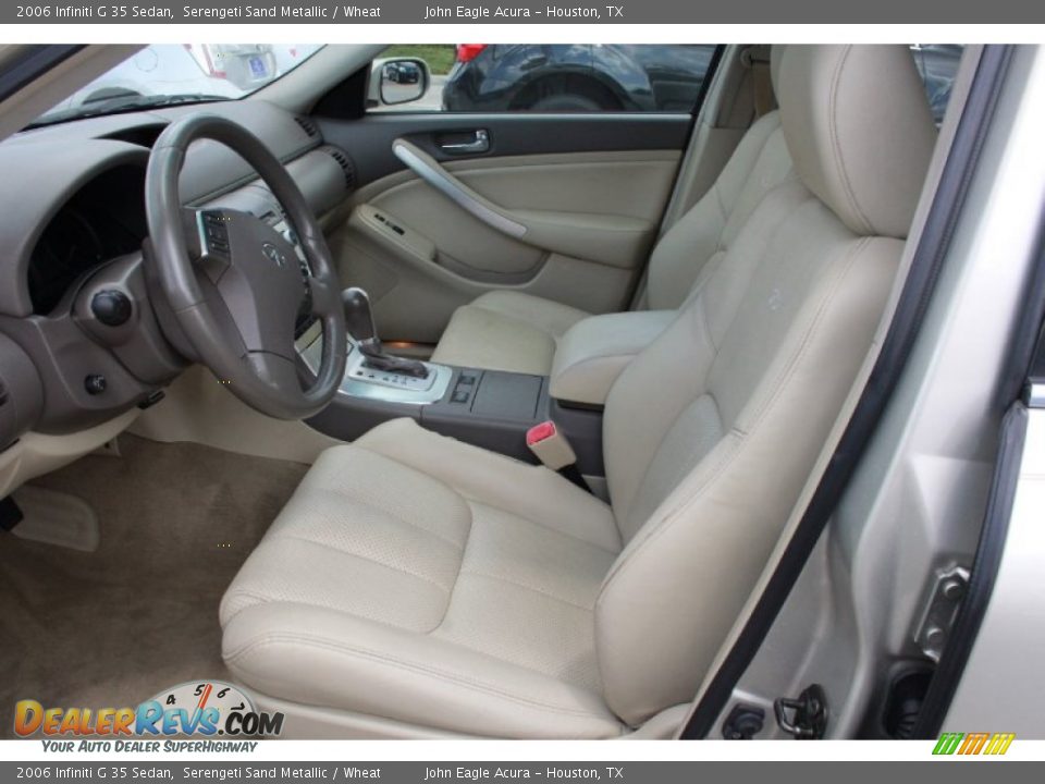 2006 Infiniti G 35 Sedan Serengeti Sand Metallic / Wheat Photo #10