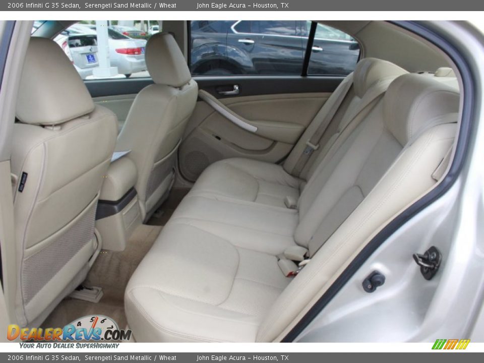2006 Infiniti G 35 Sedan Serengeti Sand Metallic / Wheat Photo #12