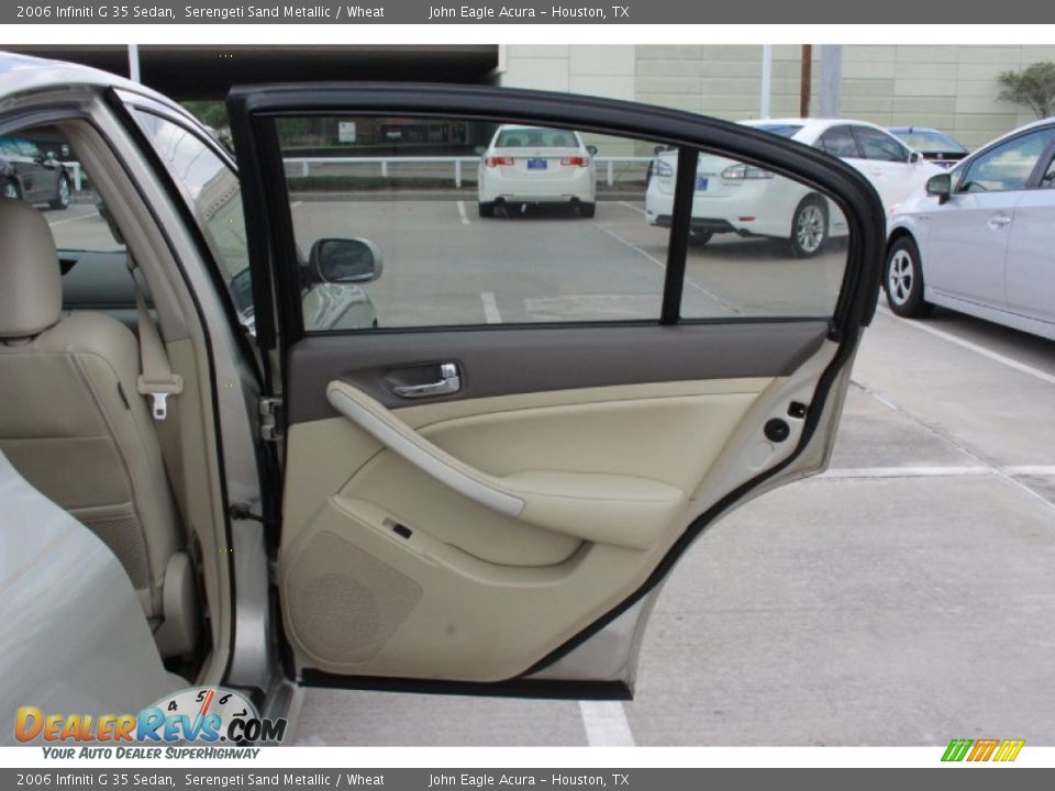 2006 Infiniti G 35 Sedan Serengeti Sand Metallic / Wheat Photo #13