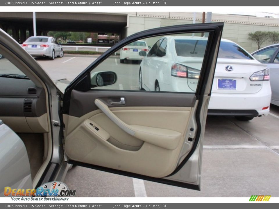 2006 Infiniti G 35 Sedan Serengeti Sand Metallic / Wheat Photo #15