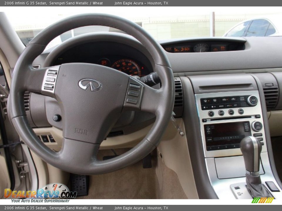 2006 Infiniti G 35 Sedan Serengeti Sand Metallic / Wheat Photo #19