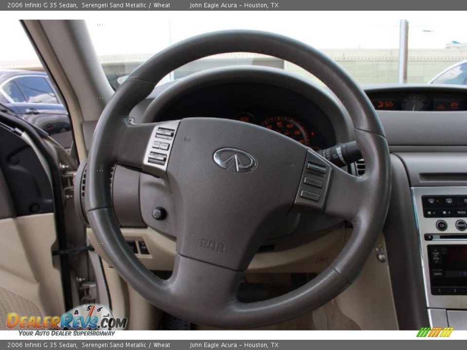 2006 Infiniti G 35 Sedan Serengeti Sand Metallic / Wheat Photo #20
