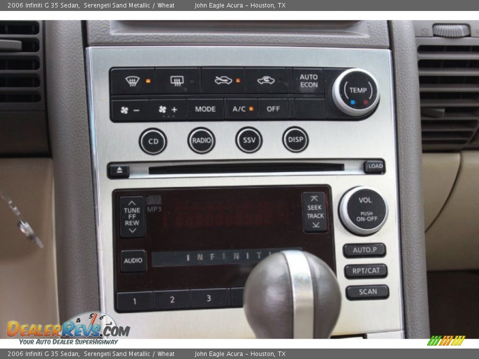 2006 Infiniti G 35 Sedan Serengeti Sand Metallic / Wheat Photo #22