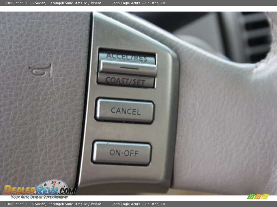 2006 Infiniti G 35 Sedan Serengeti Sand Metallic / Wheat Photo #23