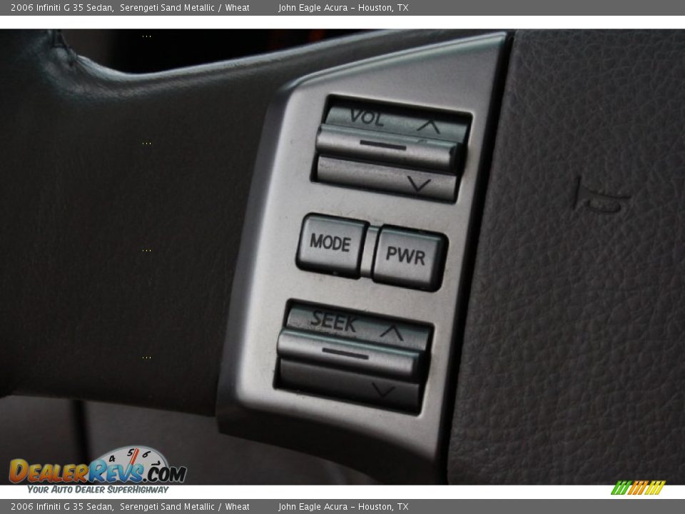 2006 Infiniti G 35 Sedan Serengeti Sand Metallic / Wheat Photo #24