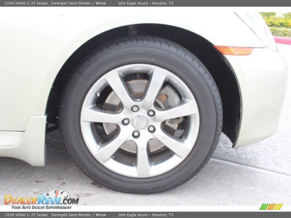 2006 Infiniti G 35 Sedan Serengeti Sand Metallic / Wheat Photo #28