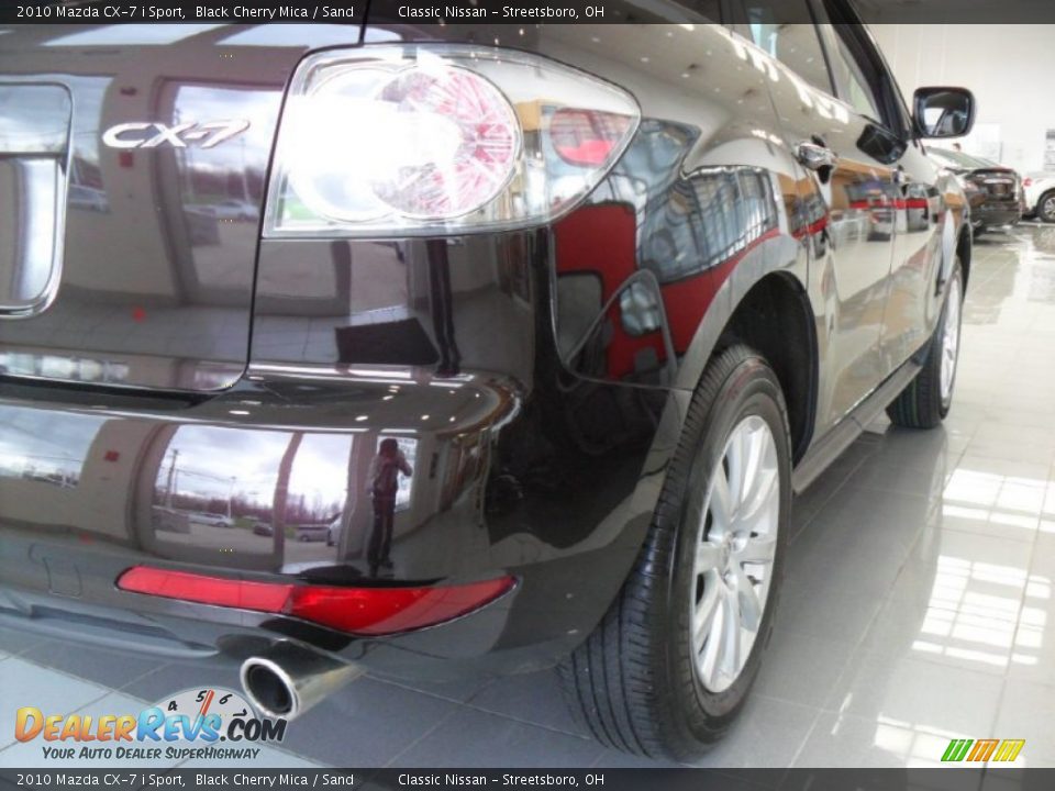 2010 Mazda CX-7 i Sport Black Cherry Mica / Sand Photo #8