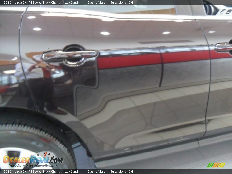 2010 Mazda CX-7 i Sport Black Cherry Mica / Sand Photo #9