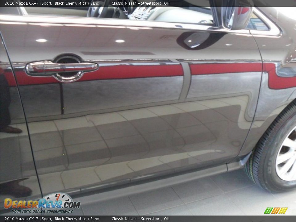 2010 Mazda CX-7 i Sport Black Cherry Mica / Sand Photo #10