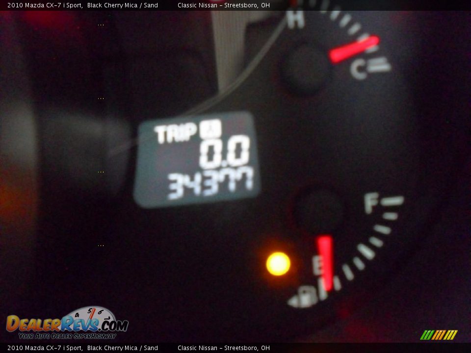 2010 Mazda CX-7 i Sport Black Cherry Mica / Sand Photo #13