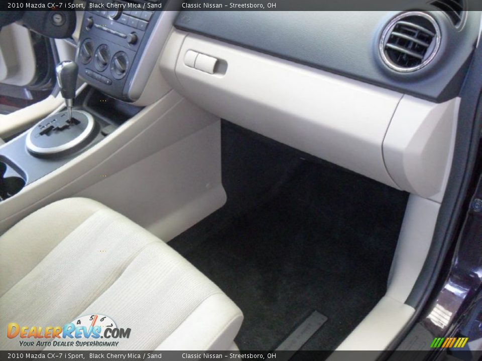 2010 Mazda CX-7 i Sport Black Cherry Mica / Sand Photo #16
