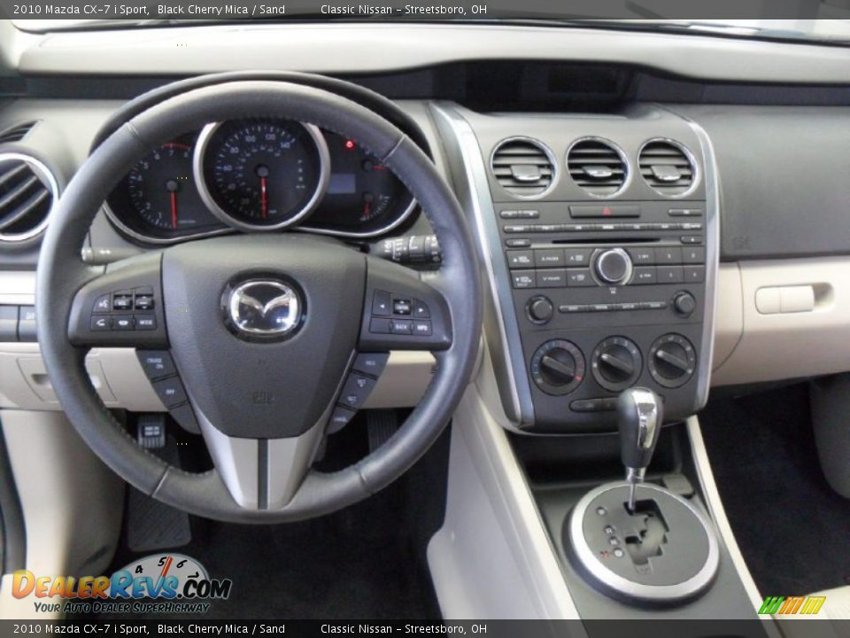 2010 Mazda CX-7 i Sport Black Cherry Mica / Sand Photo #18