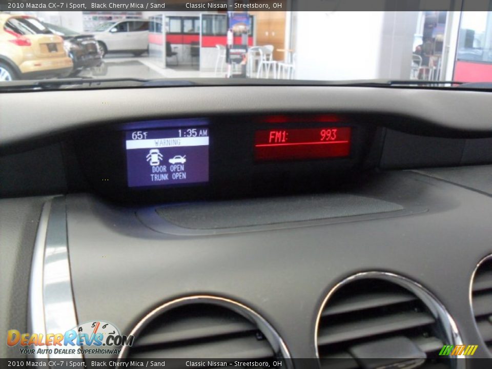 2010 Mazda CX-7 i Sport Black Cherry Mica / Sand Photo #23