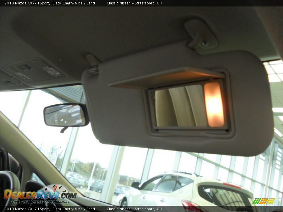 2010 Mazda CX-7 i Sport Black Cherry Mica / Sand Photo #24
