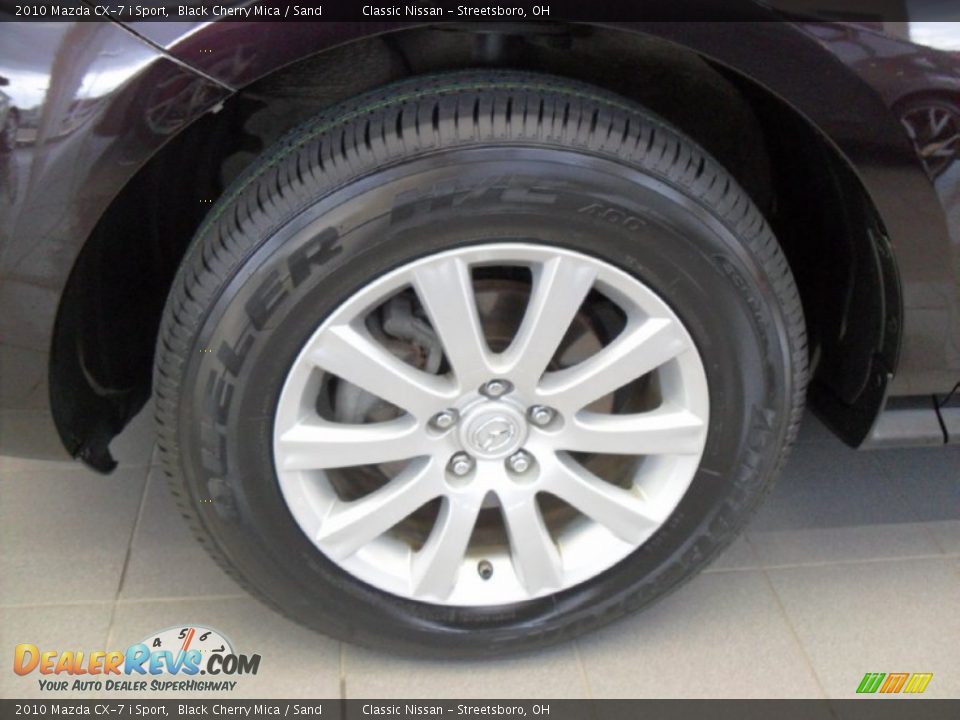 2010 Mazda CX-7 i Sport Black Cherry Mica / Sand Photo #25