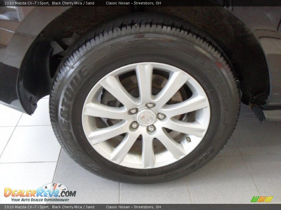 2010 Mazda CX-7 i Sport Black Cherry Mica / Sand Photo #28