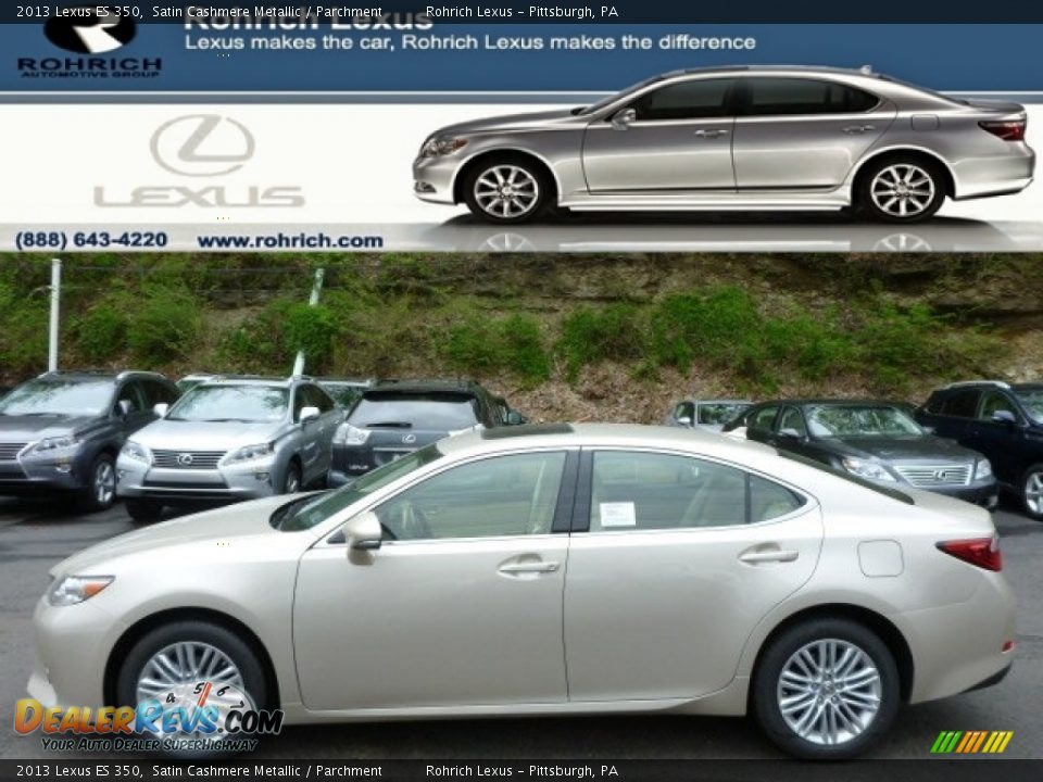 2013 Lexus ES 350 Satin Cashmere Metallic / Parchment Photo #1