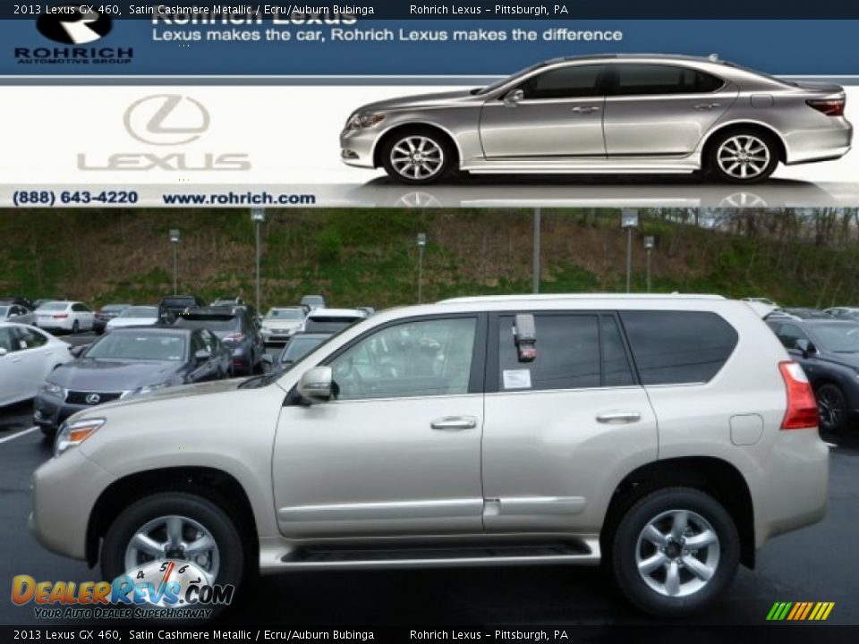 2013 Lexus GX 460 Satin Cashmere Metallic / Ecru/Auburn Bubinga Photo #1