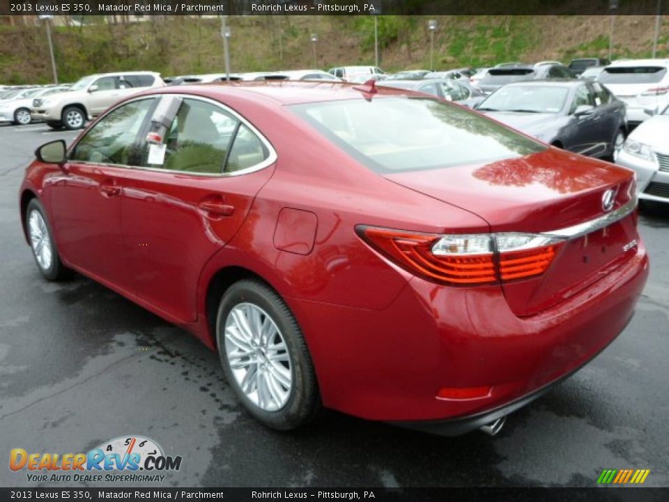 2013 Lexus ES 350 Matador Red Mica / Parchment Photo #2