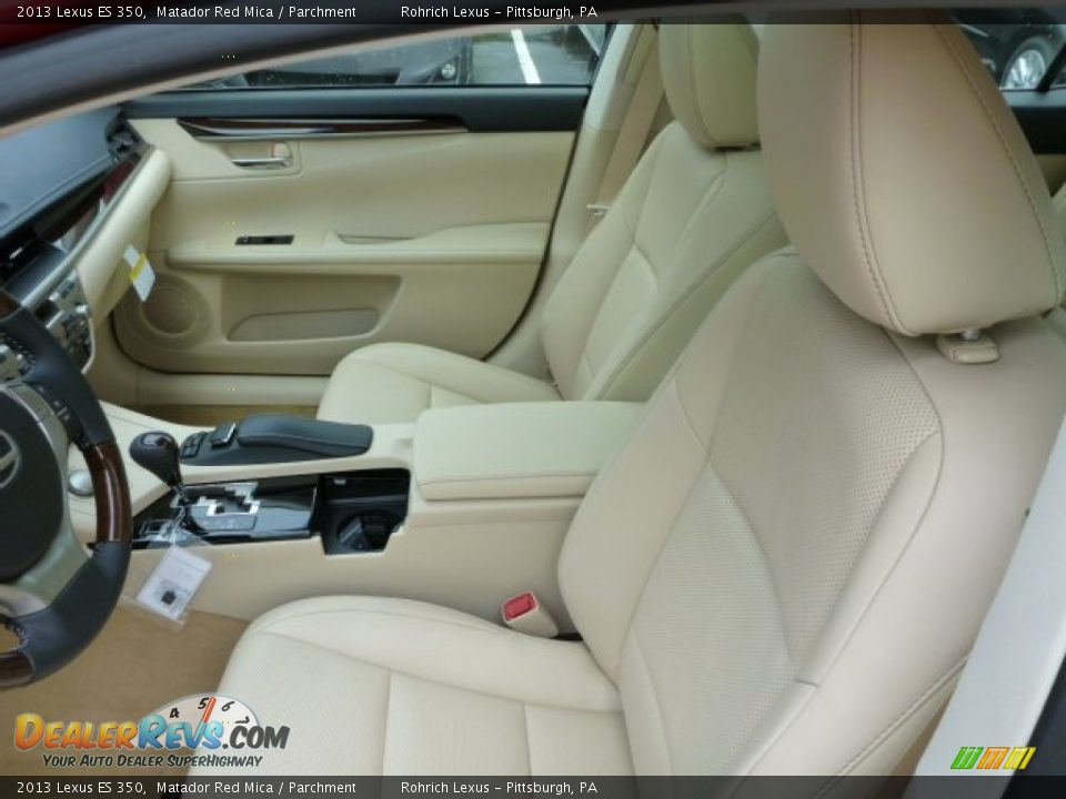 2013 Lexus ES 350 Matador Red Mica / Parchment Photo #10
