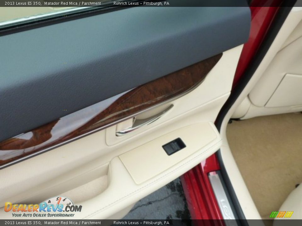 2013 Lexus ES 350 Matador Red Mica / Parchment Photo #13