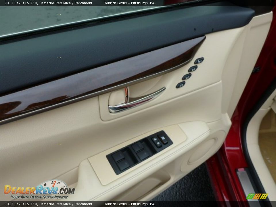 2013 Lexus ES 350 Matador Red Mica / Parchment Photo #14