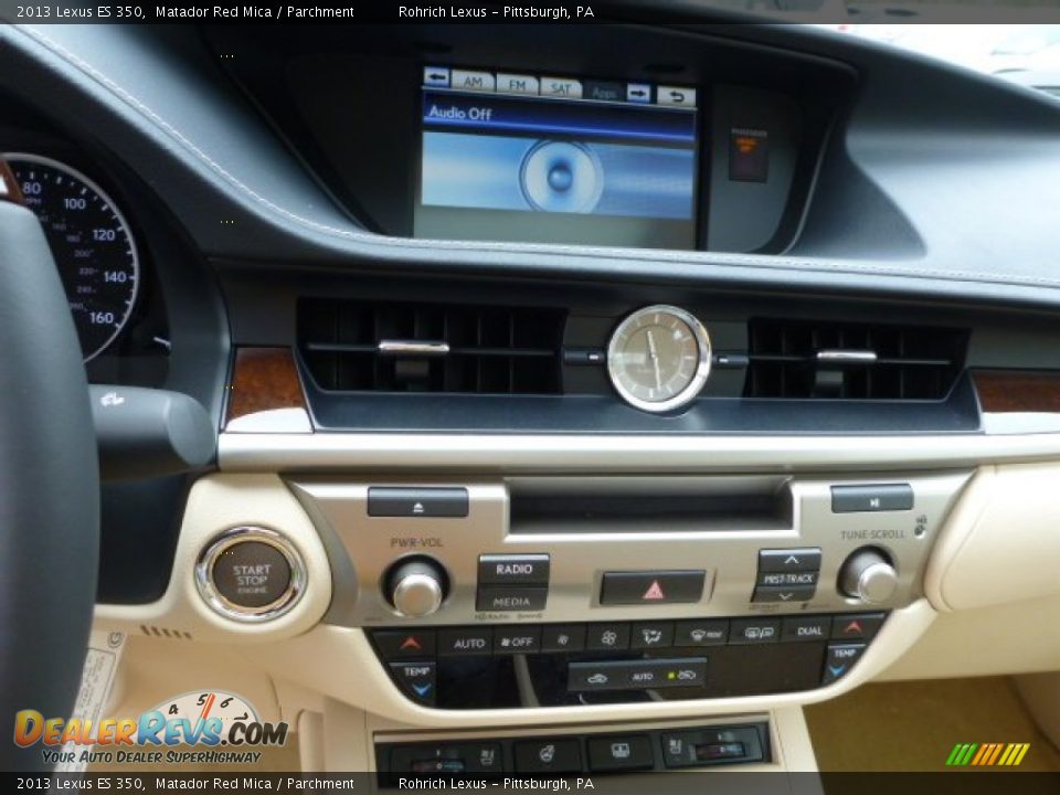 2013 Lexus ES 350 Matador Red Mica / Parchment Photo #18