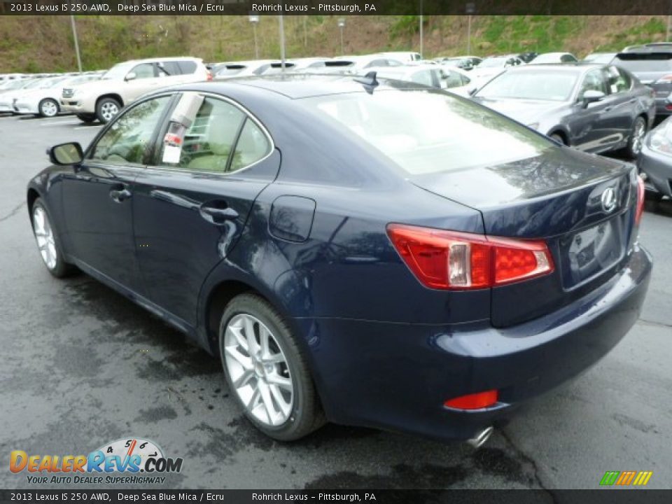 Deep Sea Blue Mica 2013 Lexus IS 250 AWD Photo #2