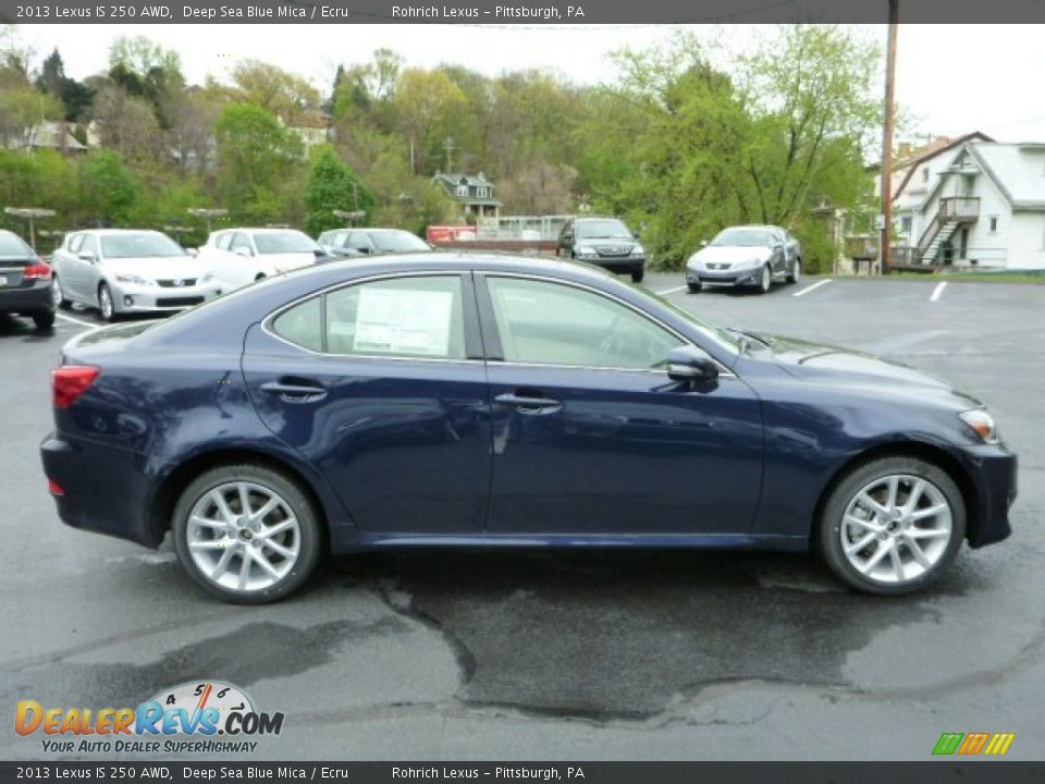Deep Sea Blue Mica 2013 Lexus IS 250 AWD Photo #5