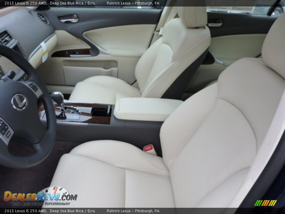 Ecru Interior - 2013 Lexus IS 250 AWD Photo #10