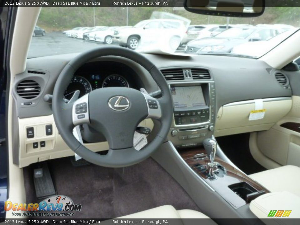 Dashboard of 2013 Lexus IS 250 AWD Photo #12