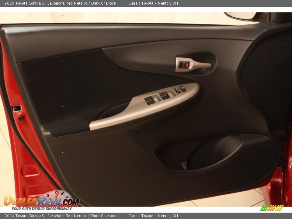2010 Toyota Corolla S Barcelona Red Metallic / Dark Charcoal Photo #4
