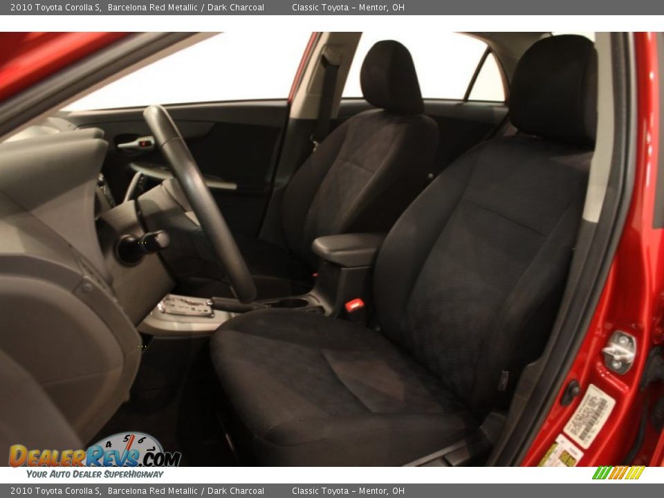 2010 Toyota Corolla S Barcelona Red Metallic / Dark Charcoal Photo #5