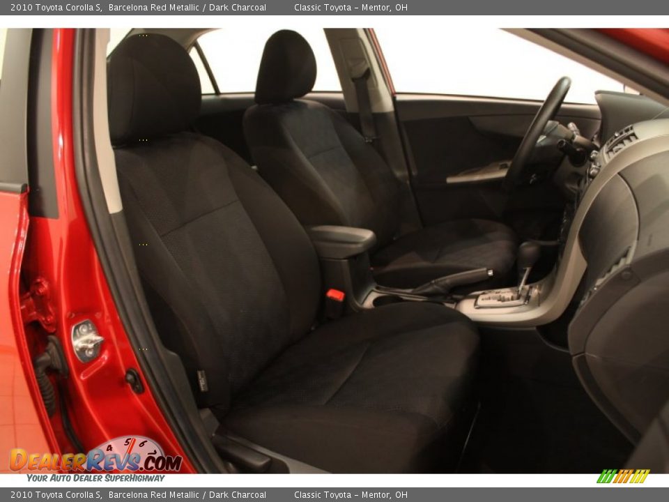 2010 Toyota Corolla S Barcelona Red Metallic / Dark Charcoal Photo #10