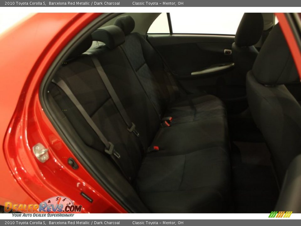 2010 Toyota Corolla S Barcelona Red Metallic / Dark Charcoal Photo #11