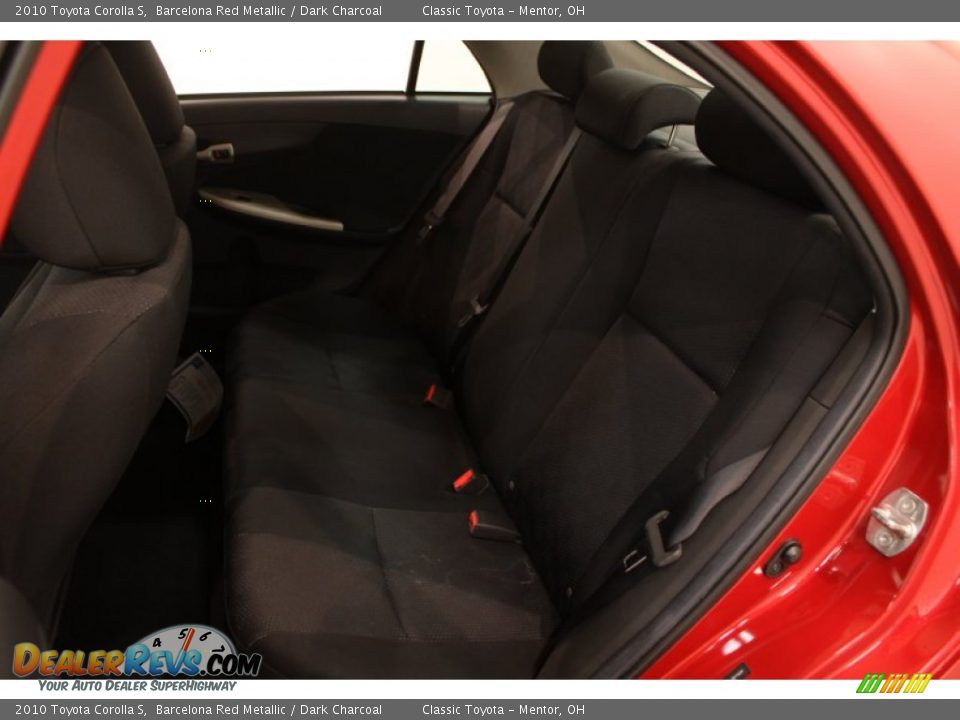 2010 Toyota Corolla S Barcelona Red Metallic / Dark Charcoal Photo #12