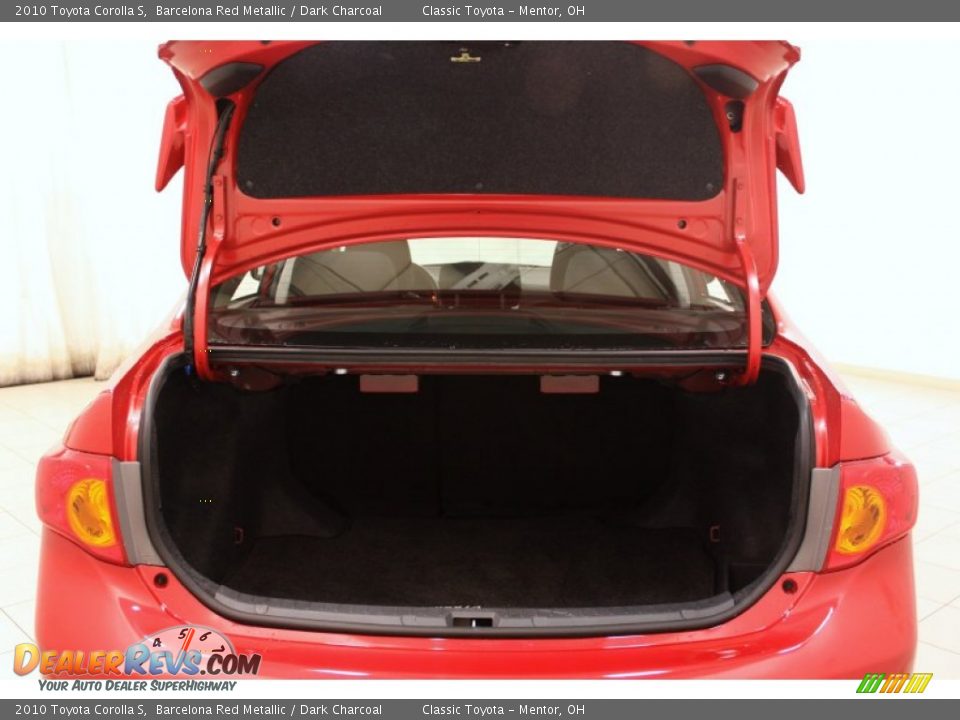 2010 Toyota Corolla S Barcelona Red Metallic / Dark Charcoal Photo #13
