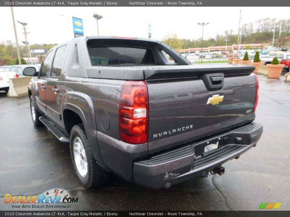 2010 Chevrolet Avalanche LT 4x4 Taupe Gray Metallic / Ebony Photo #5