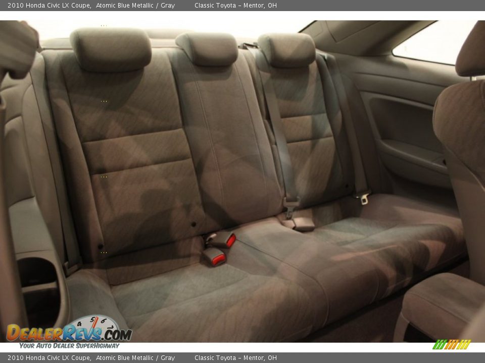 2010 Honda Civic LX Coupe Atomic Blue Metallic / Gray Photo #13