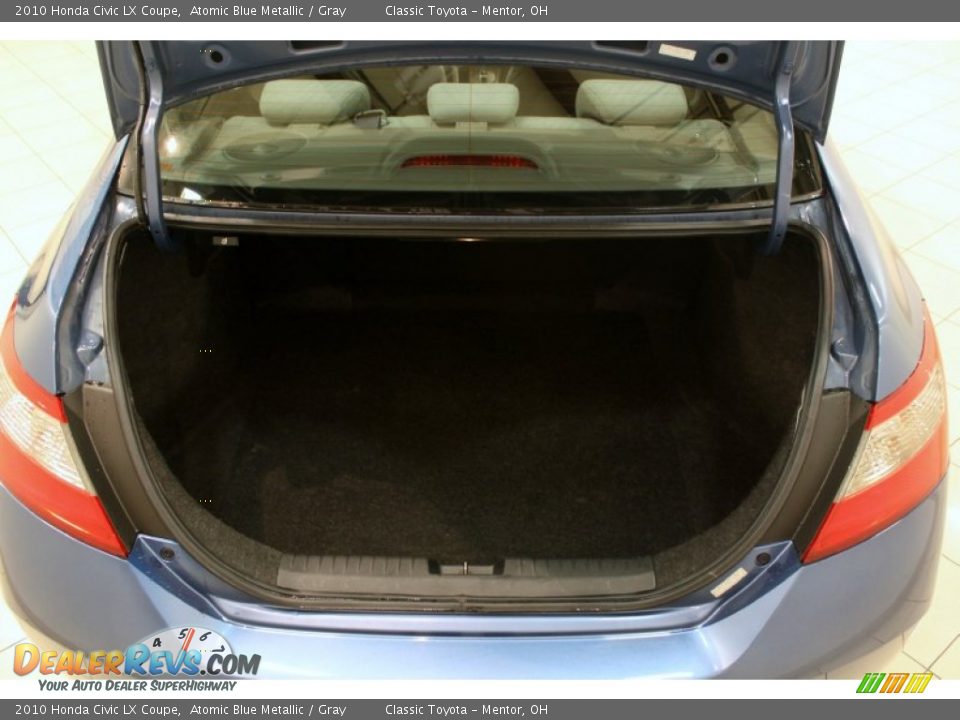2010 Honda Civic LX Coupe Atomic Blue Metallic / Gray Photo #14