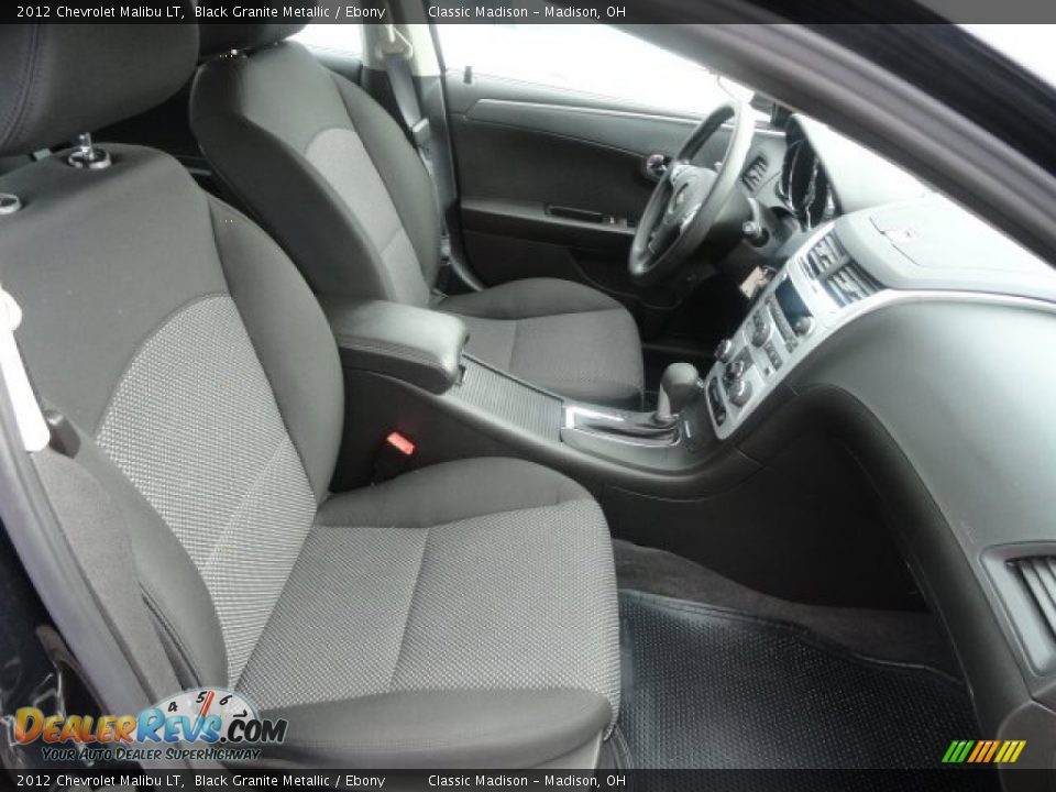 2012 Chevrolet Malibu LT Black Granite Metallic / Ebony Photo #11