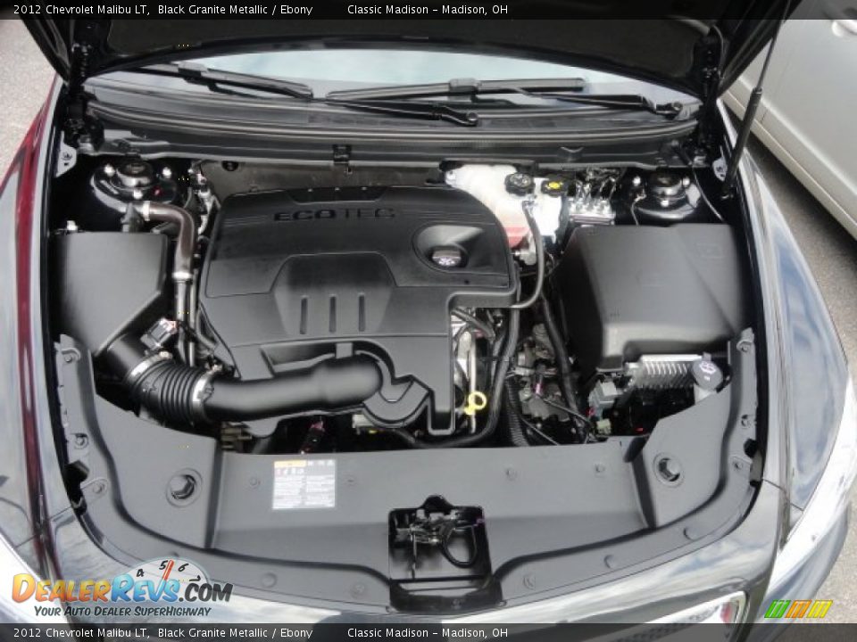 2012 Chevrolet Malibu LT Black Granite Metallic / Ebony Photo #14